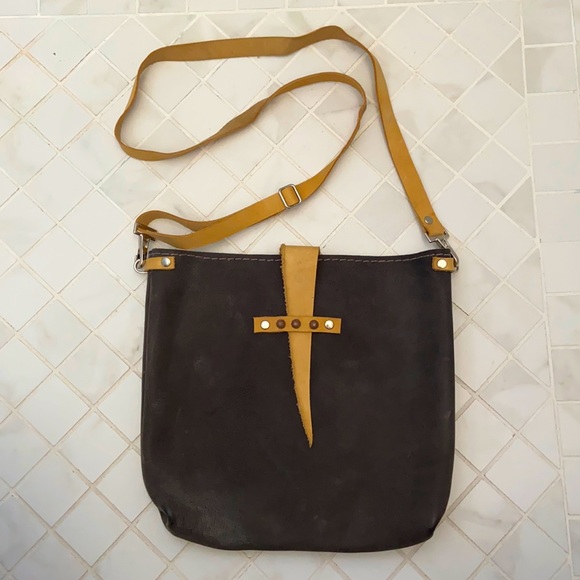 Brown Leather Purse - Picture 1 of 3